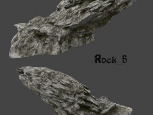 old forest rock 3D Model