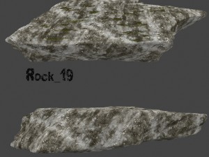 old forest rock 3D Model