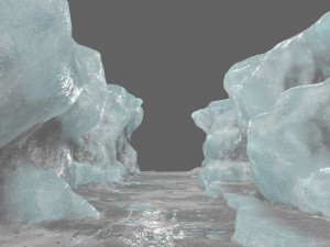 ice canyon 3D Model