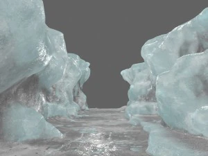 ice canyon 3D Model