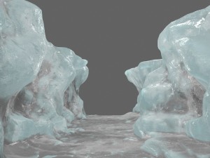 ice canyon 3D Model