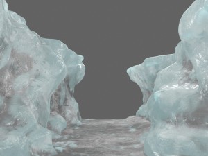 ice canyon 3D Model