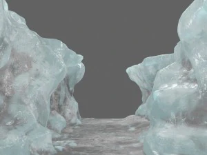 ice canyon 3D Model