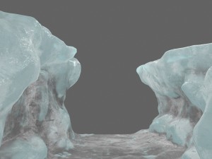 ice canyon 3D Model