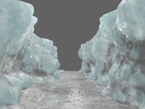 ice canyon 3D Model