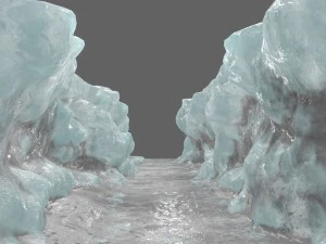 ice canyon 3D Model
