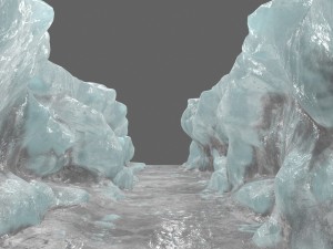 ice canyon 3D Model