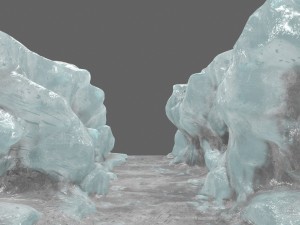 ice canyon 3D Model
