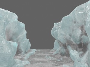 ice canyon 3D Model