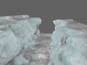 ice canyon 3D Model