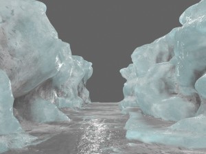 ice canyon 3D Model