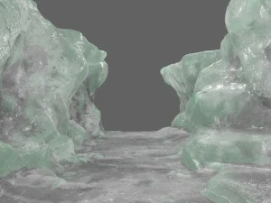 ice canyon 1 3D Model