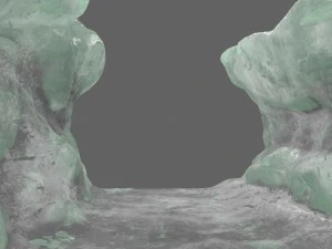 ice canyon 1 3D Model