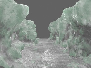 ice canyon 1 3D 모델