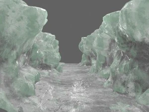 ice canyon 1 3D Model
