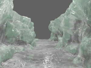 ice canyon 1 3D Model