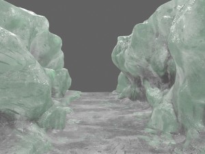 ice canyon 1 3D 모델