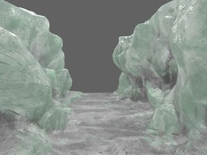 ice canyon 1 3D Model