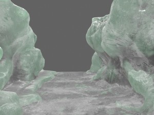 ice canyon 1 3D 모델