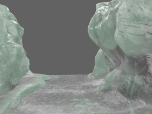 ice canyon 1 3D Model