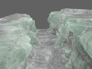 ice canyon 1 3D Model
