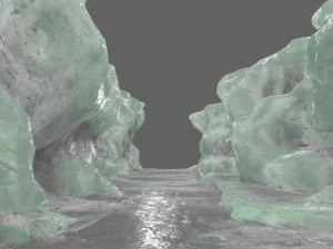 ice canyon 1 3D Model