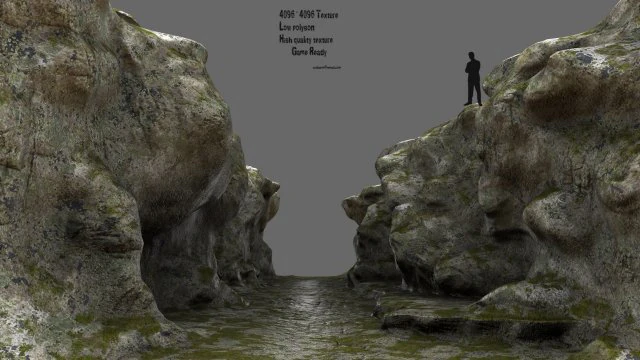 canyon 2 3D Model .c4d .max .obj .3ds .fbx .stl .blend 