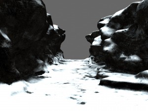snow canyon 3D Model