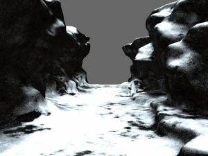 snow canyon 3D Model