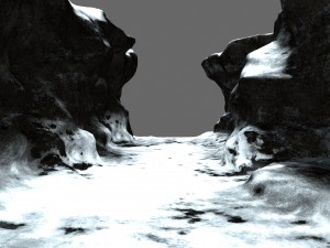 snow canyon 3D Model