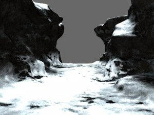 snow canyon 3D Model