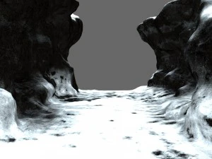 snow canyon 3D Model