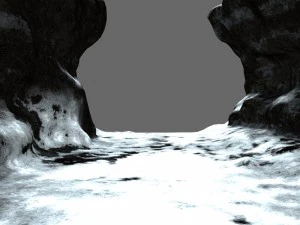 snow canyon 3D Model