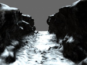 snow canyon 3D Model