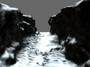 snow canyon 3D Model