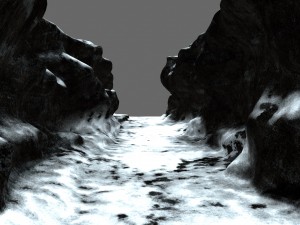 snow canyon 3D Model
