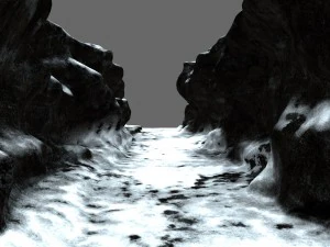 snow canyon 3D Model