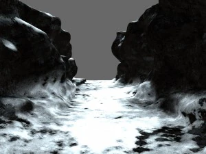snow canyon 3D Model