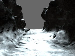 snow canyon 3D Model