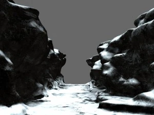 snow canyon 3D Model