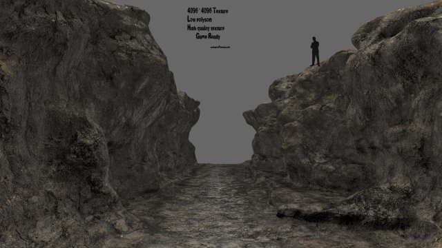 canyon 4 3D Model .c4d .max .obj .3ds .fbx .stl .blend 