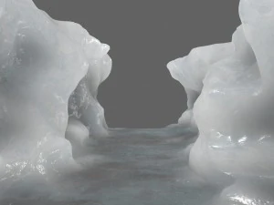 lodowy kanion 5 Model 3D