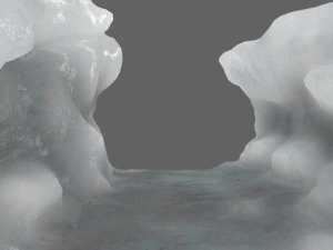 lodowy kanion 5 Model 3D