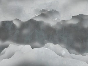 lodowy kanion 5 Model 3D