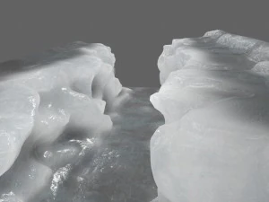 lodowy kanion 5 Model 3D