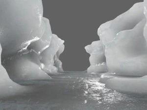 lodowy kanion 5 Model 3D