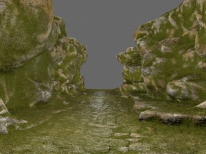 mossy canyon 3D Модель