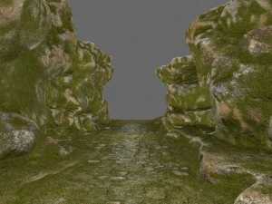 mossy canyon 3D Model