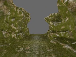 mossy canyon 3D Model