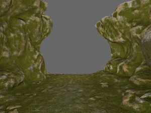 mossy canyon 3D Model
